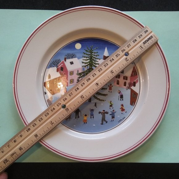 villeroy and boch naif christmas plate - Picture 7 of 9